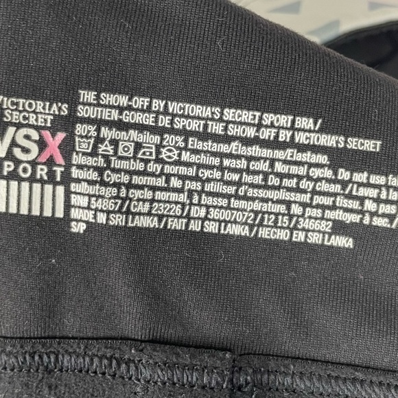 Victoria’s Secret Sports Bra Limited Edition Knockout Show off Medium Support - Picture 4 of 7